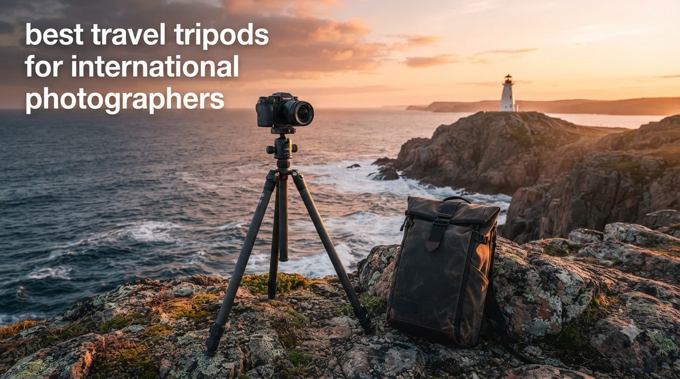 best travel tripods for international photographers