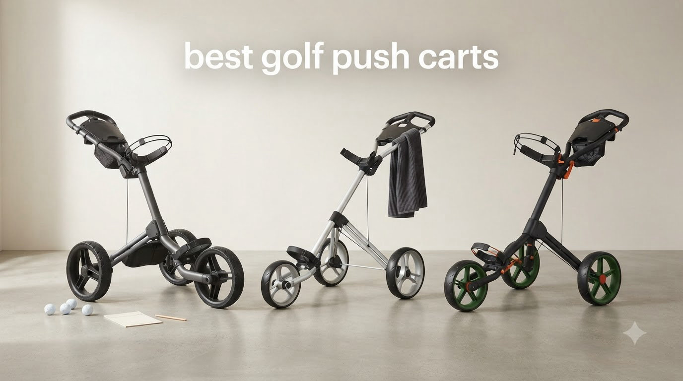 best golf push carts