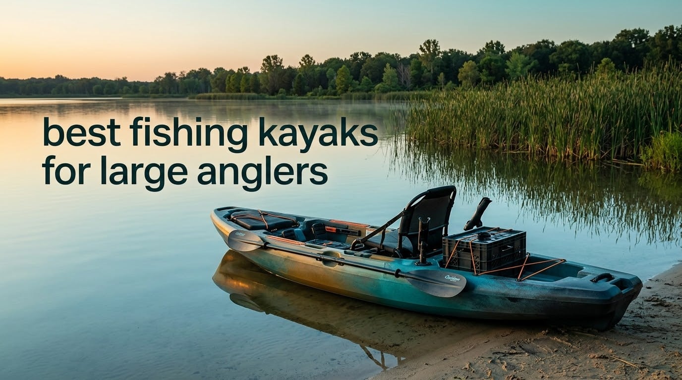 best fishing kayaks for large anglers