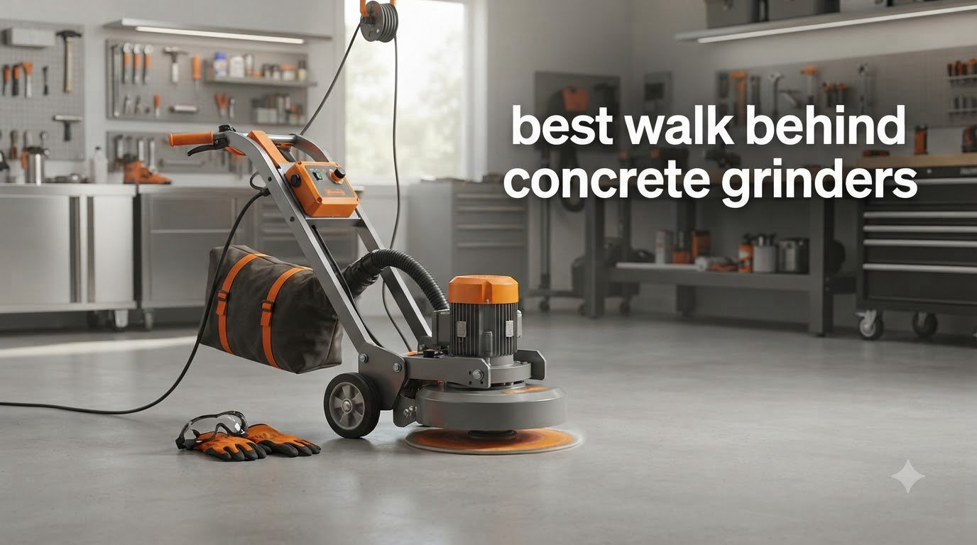best walk behind concrete grinders