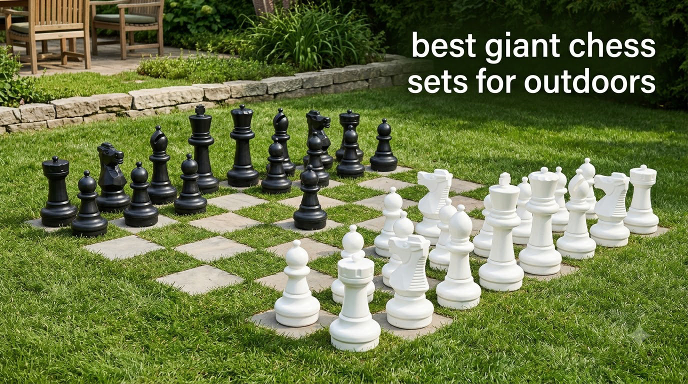 best giant chess sets for outdoors