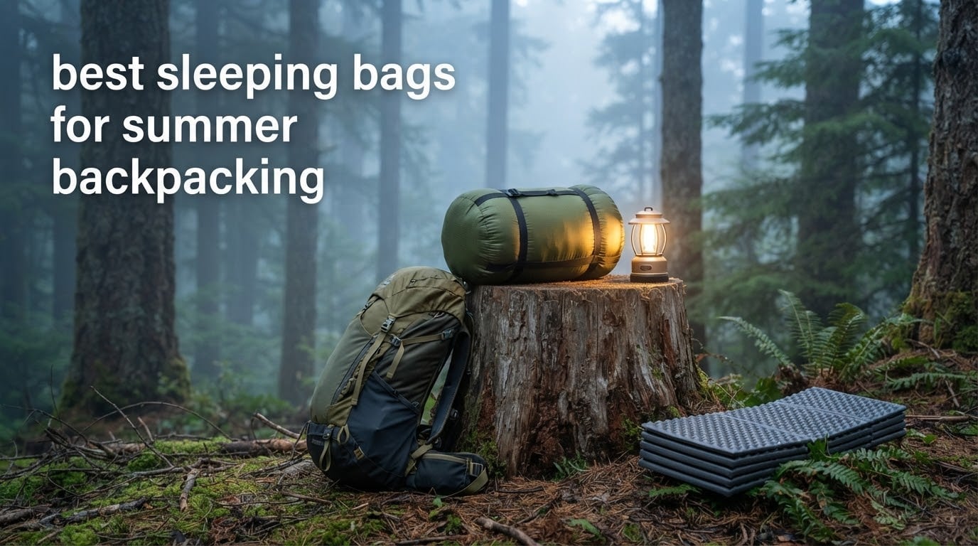 best sleeping bags for summer backpacking