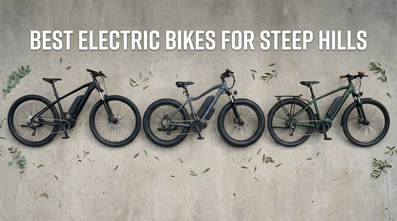 best electric bikes for steep hills