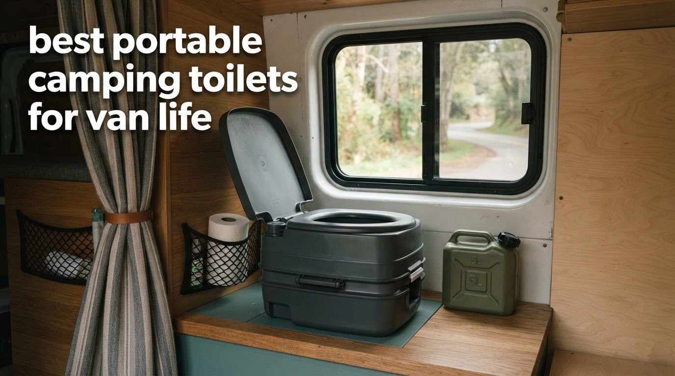 best portable camping toilets for van life