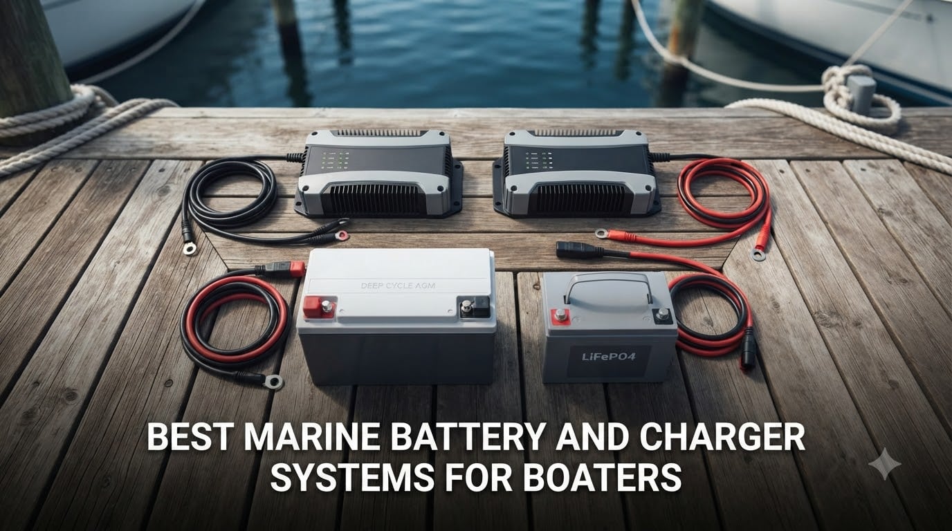 best marine battery and charger systems for boaters