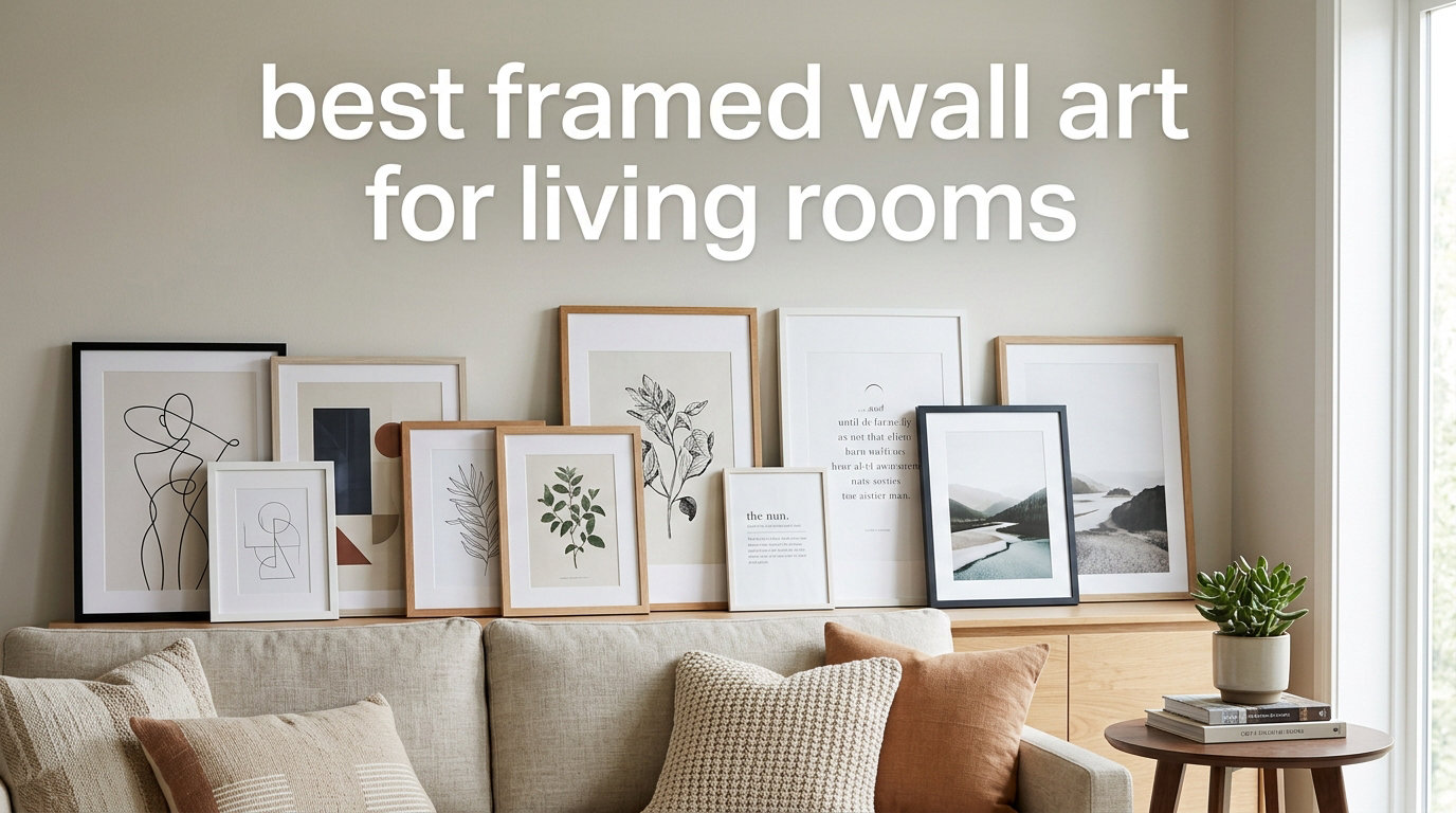 best framed wall art for living rooms