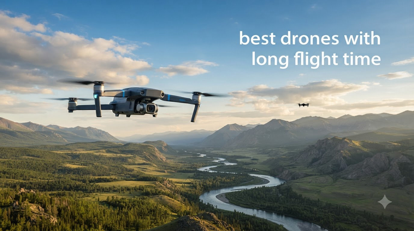 best drones with long flight time