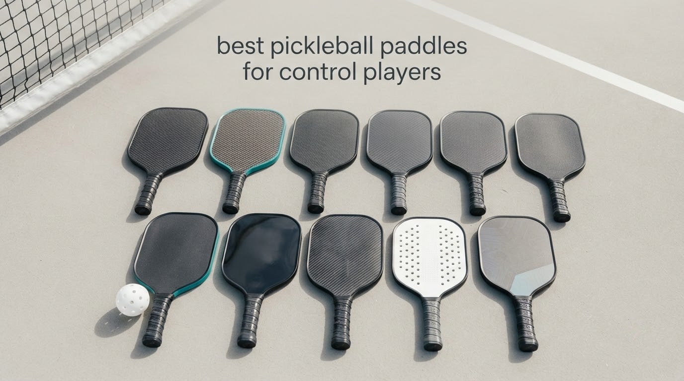 best pickleball paddles for control players