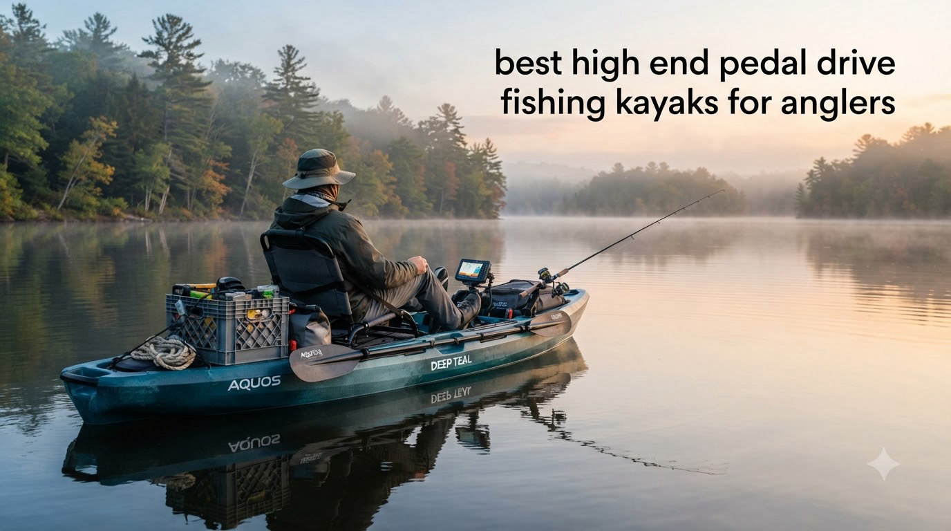 best high end pedal drive fishing kayaks for anglers