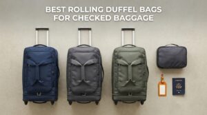 best rolling duffel bags for checked baggage