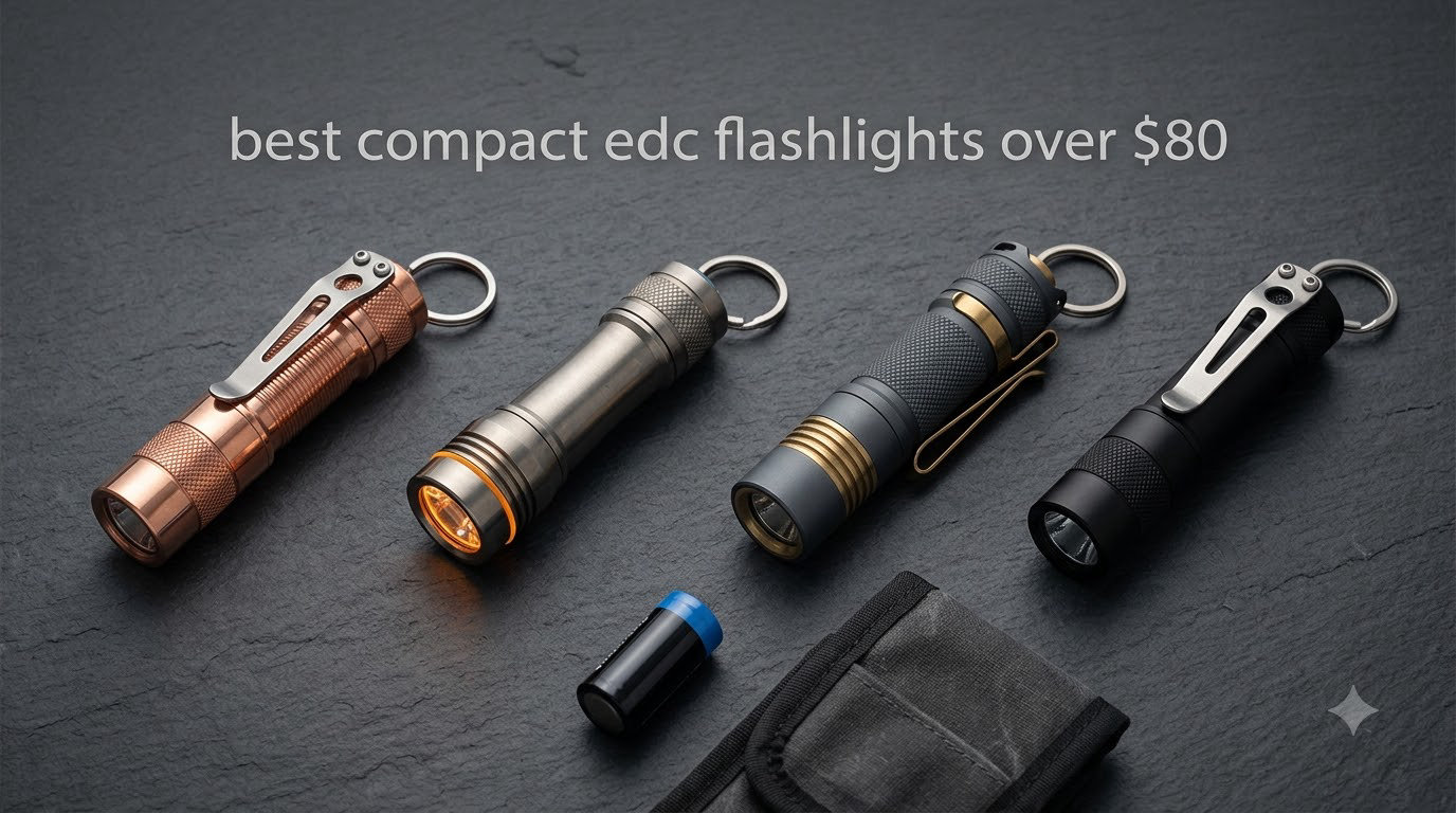 best compact edc flashlights over $80