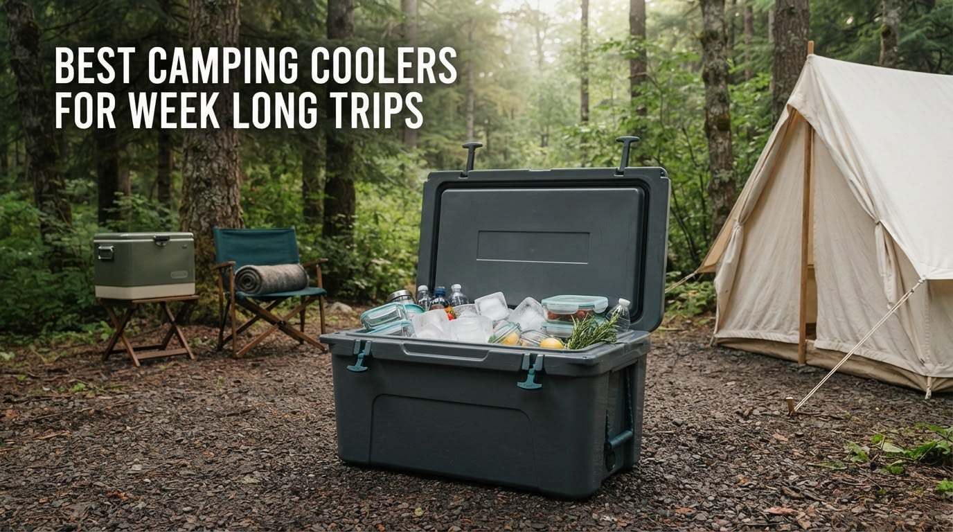 best camping coolers for week long trips