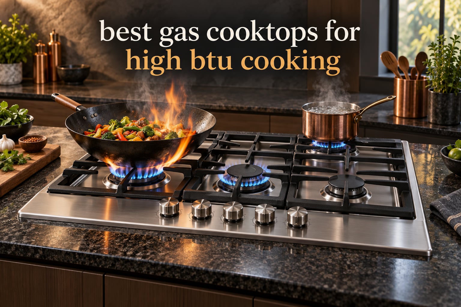 best gas cooktops for high btu cooking