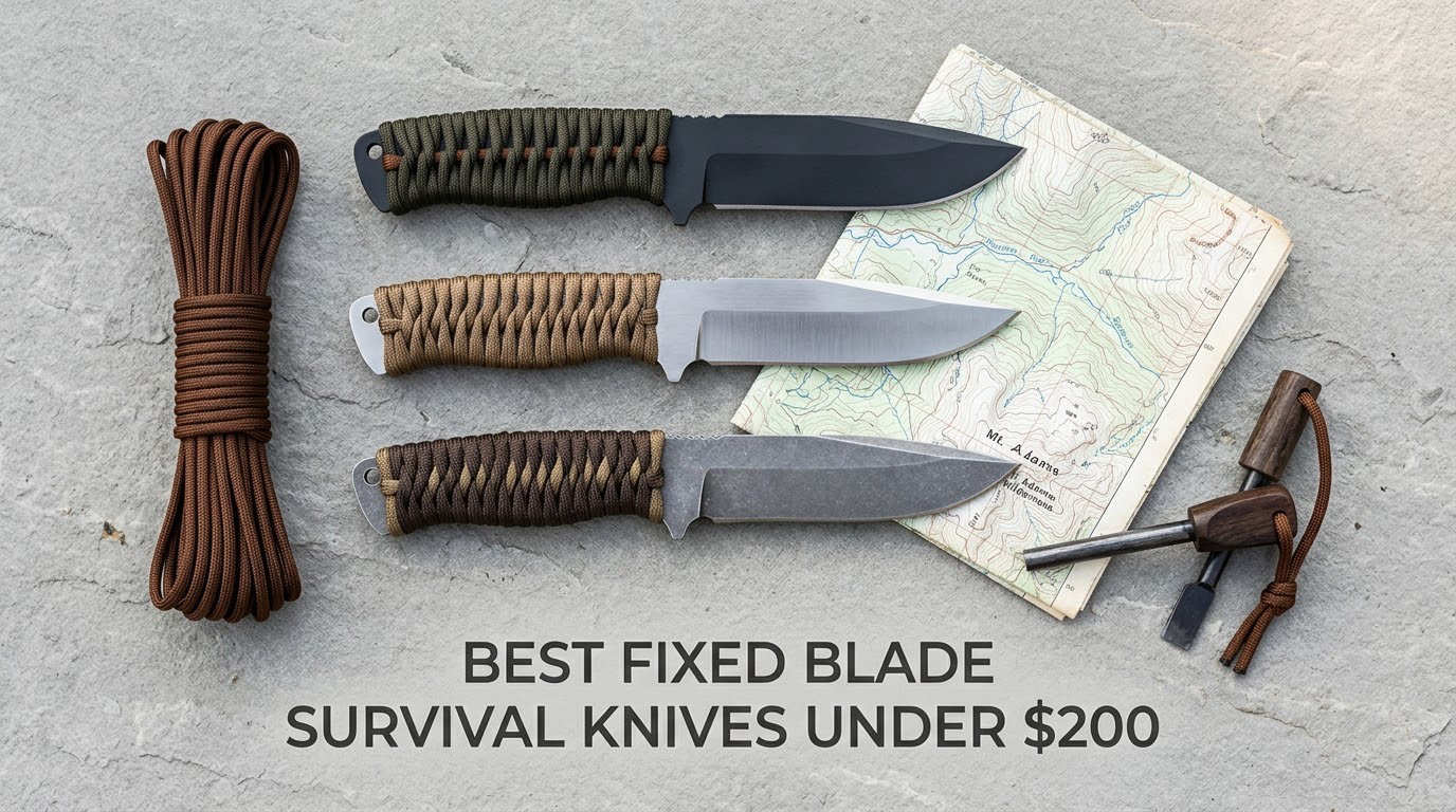 best fixed blade survival knives under $200