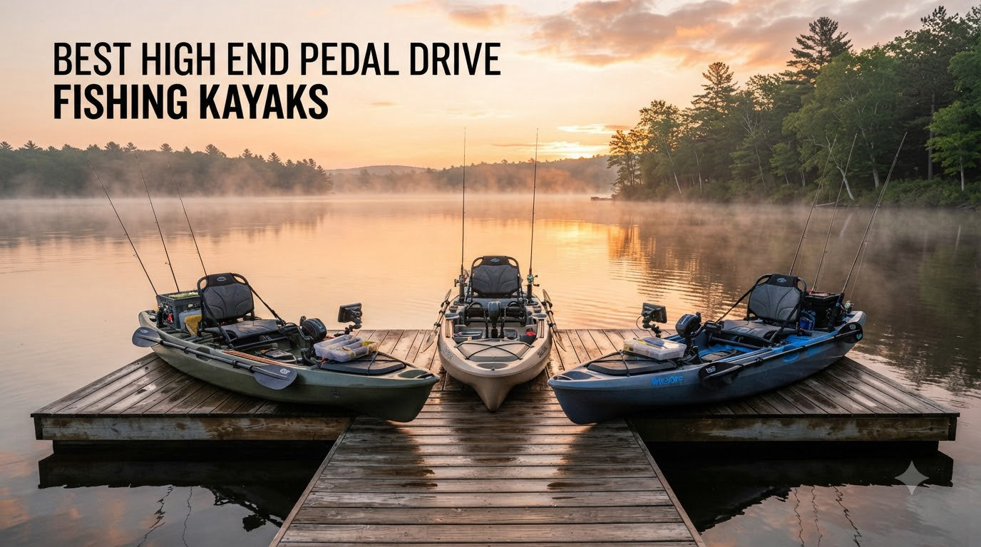 best high end pedal drive fishing kayaks