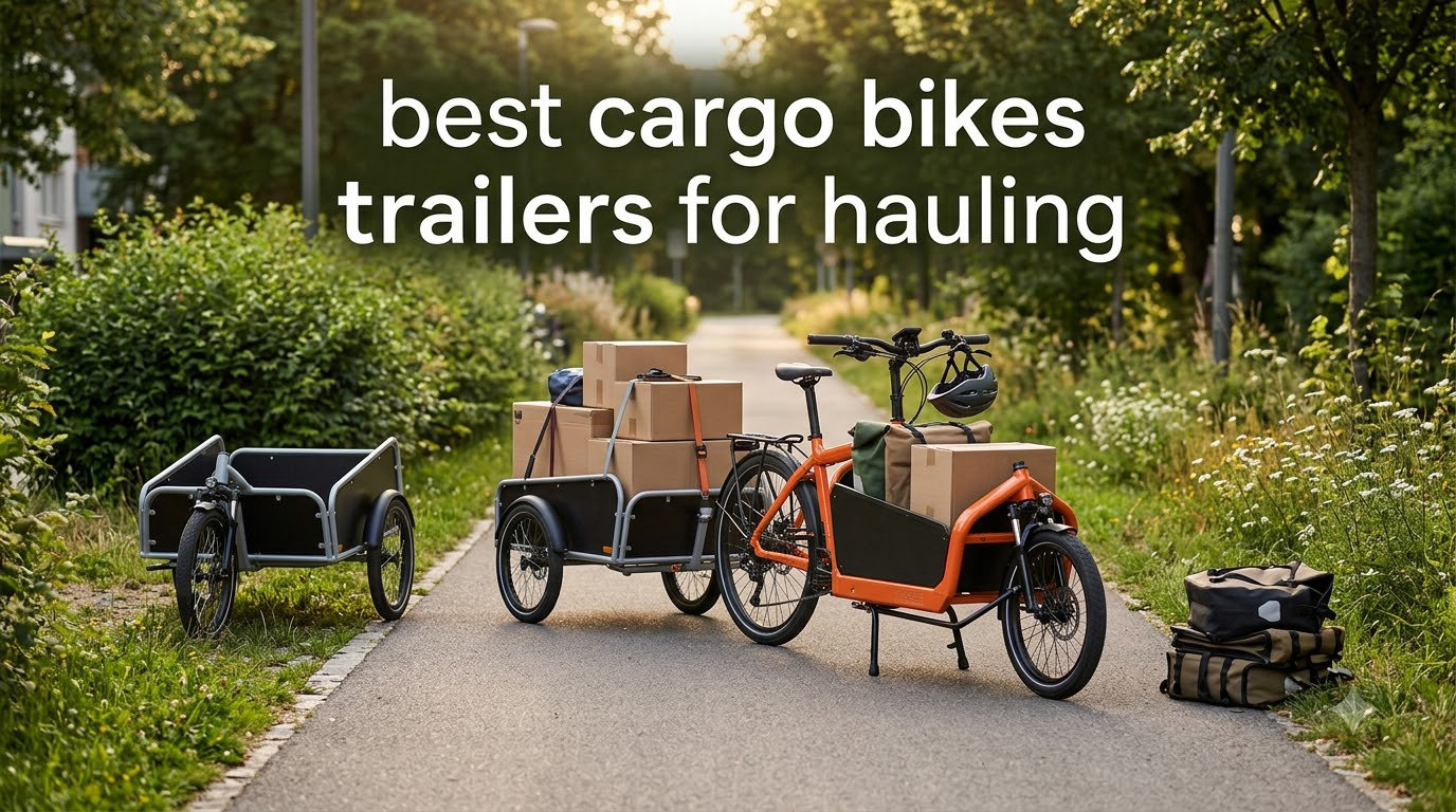 best cargo bikes trailers for hauling