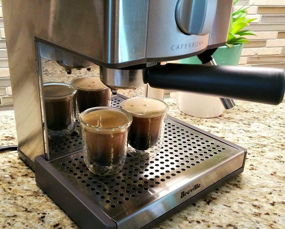 Breville ESP8XL Cafe Roma Stainless Espresso Maker, 9x9x12, Silver customer photo 1