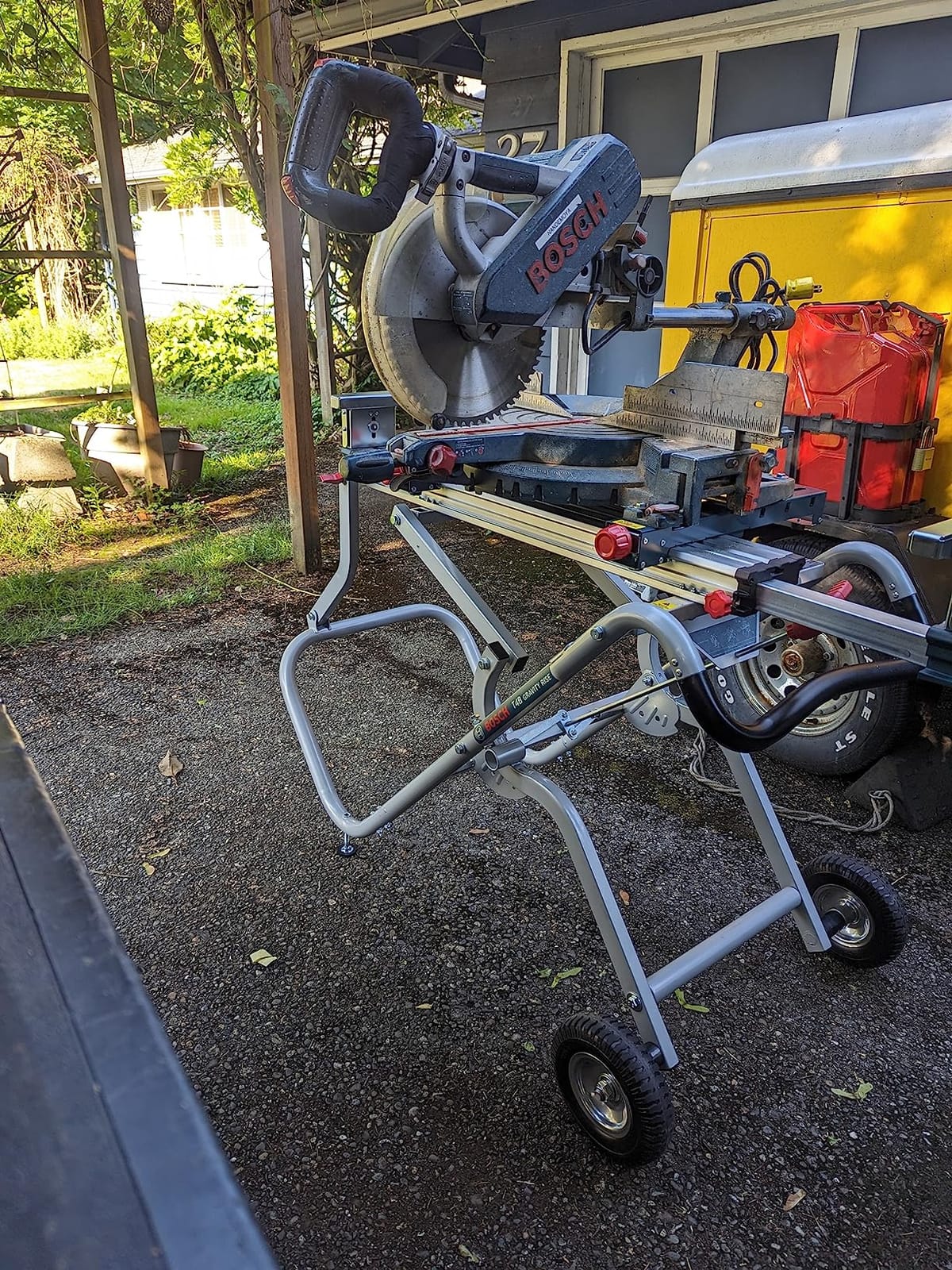 BOSCH T4B Gravity-Rise Miter Saw Stand with Wheels for Miter Saws customer photo 2
