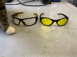 Dewalt Dominator Safety Glasses Dpg94 Unisex Adult Non Slip Polarized Mirrored Rubber Full Rim customer photo 2