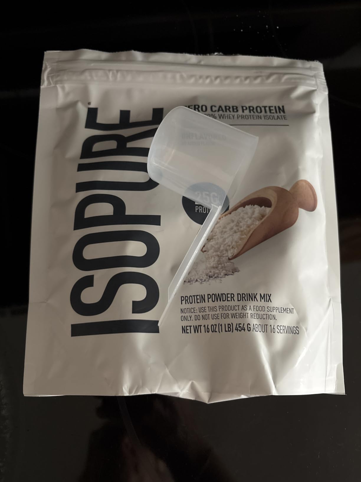 Isopure Zero Carb Whey Isolate Protein Powder, Unflavored 2.5 LB customer photo 2