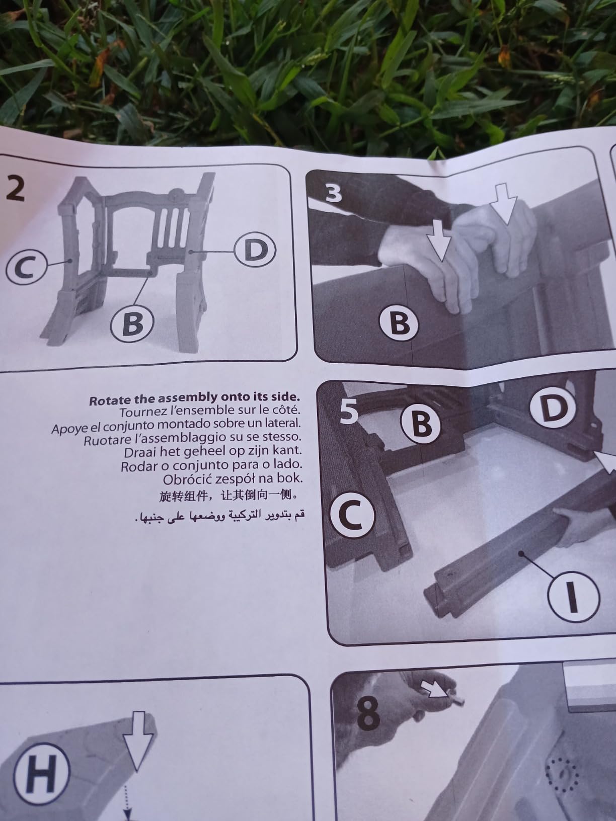 Step2 Play Up Double Slide Climber, Kids Outdoor Playset, Backyard Playground Set, 2 Slides, Elevated Playhouse, Outside Jungle Gym, For Toddlers 2-6 Years Old customer photo 1