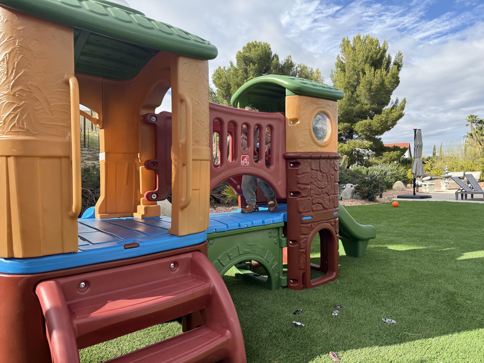 Step2 Clubhouse Climber Playset for Kids, Jungle Gym with Elevated Playhouse, Outdoor Backyard Playground Set, Two Toddler Slides, Ages 2 to 6 Years Old customer photo 1