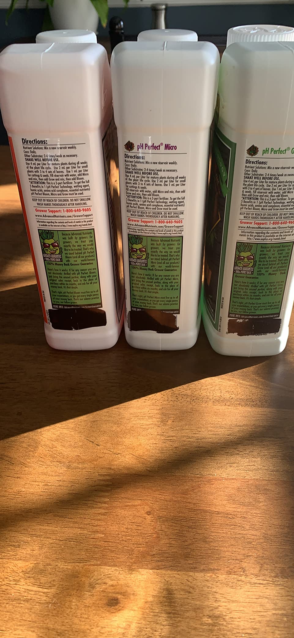Advanced Nutrients Bloom, Micro & Grow, Pack of 3, 1 L Each customer photo 2