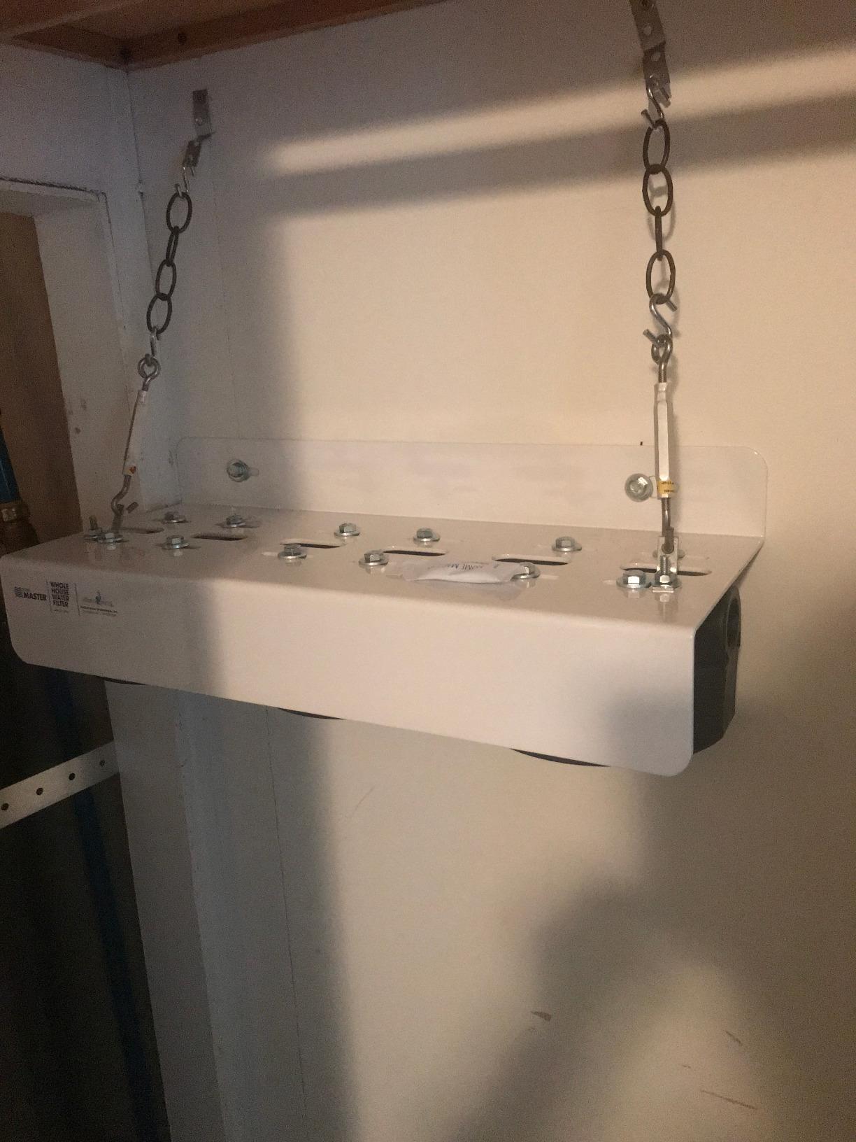 Home Master Whole House Three Stage Water Filtration System with Fine Sediment, Iron and Carbon, Blue customer photo 1