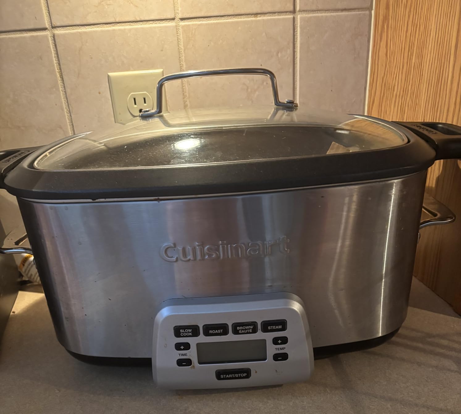 Cuisinart 3-In-1 Cook Central 6-Quart Multi-Cooker: Slow Cooker, Brown/Saute, Steamer, MSC-600 NAS, Silver customer photo 2
