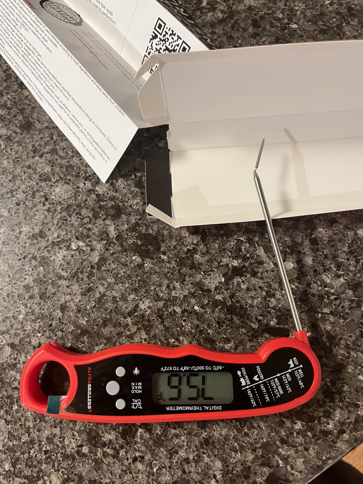 Alpha Grillers Meat Thermometer customer photo 1