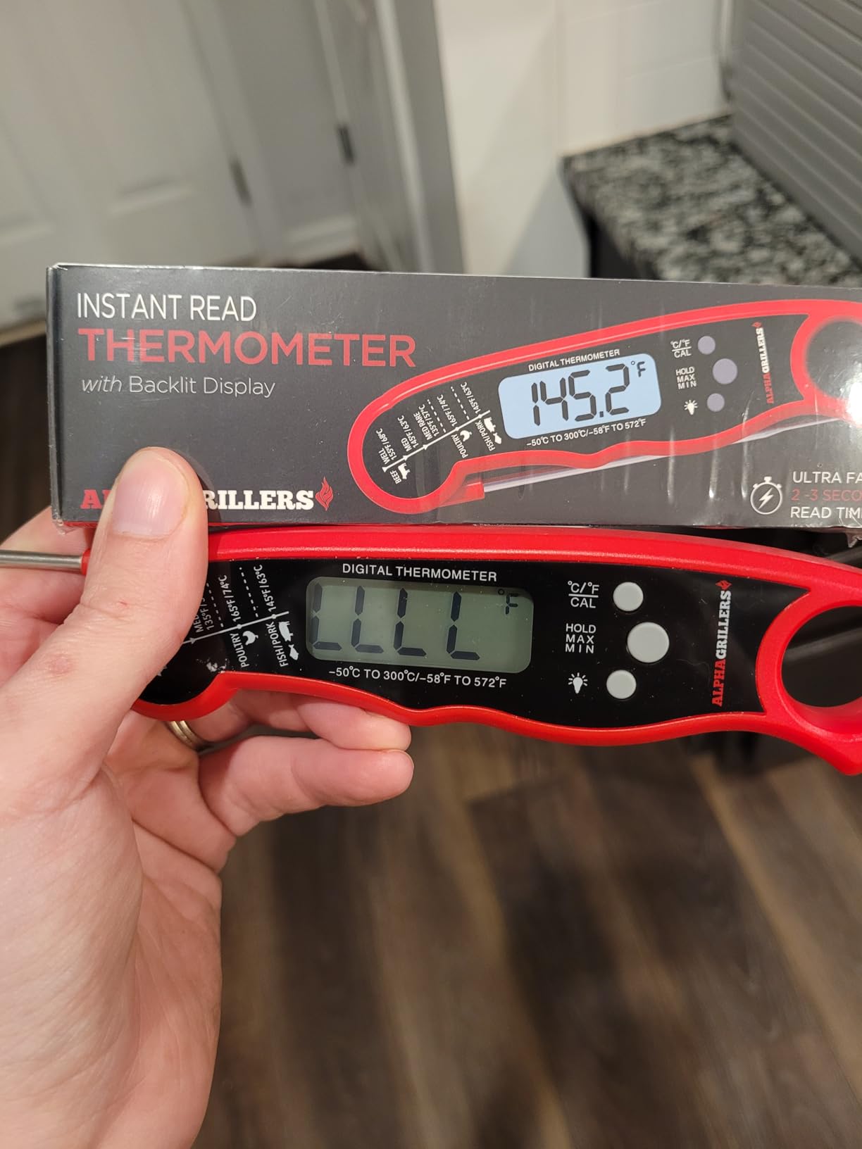 Alpha Grillers Meat Thermometer customer photo 2