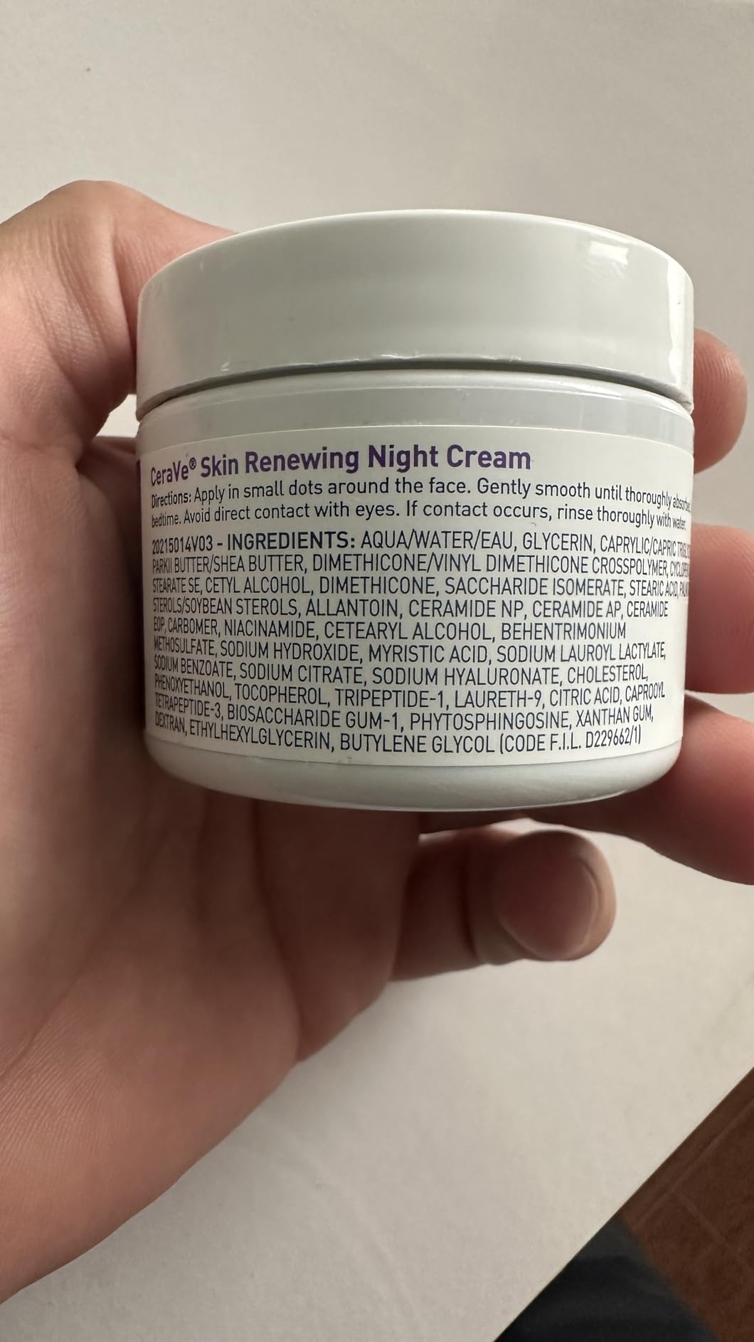 CeraVe Night Cream customer photo 1