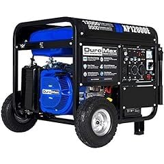 DuroMax Gas Powered Portable 12000 Watt-Electric Start-Home Back Up & RV Ready, 50 State Approved Generator, Blue, Black customer photo 2