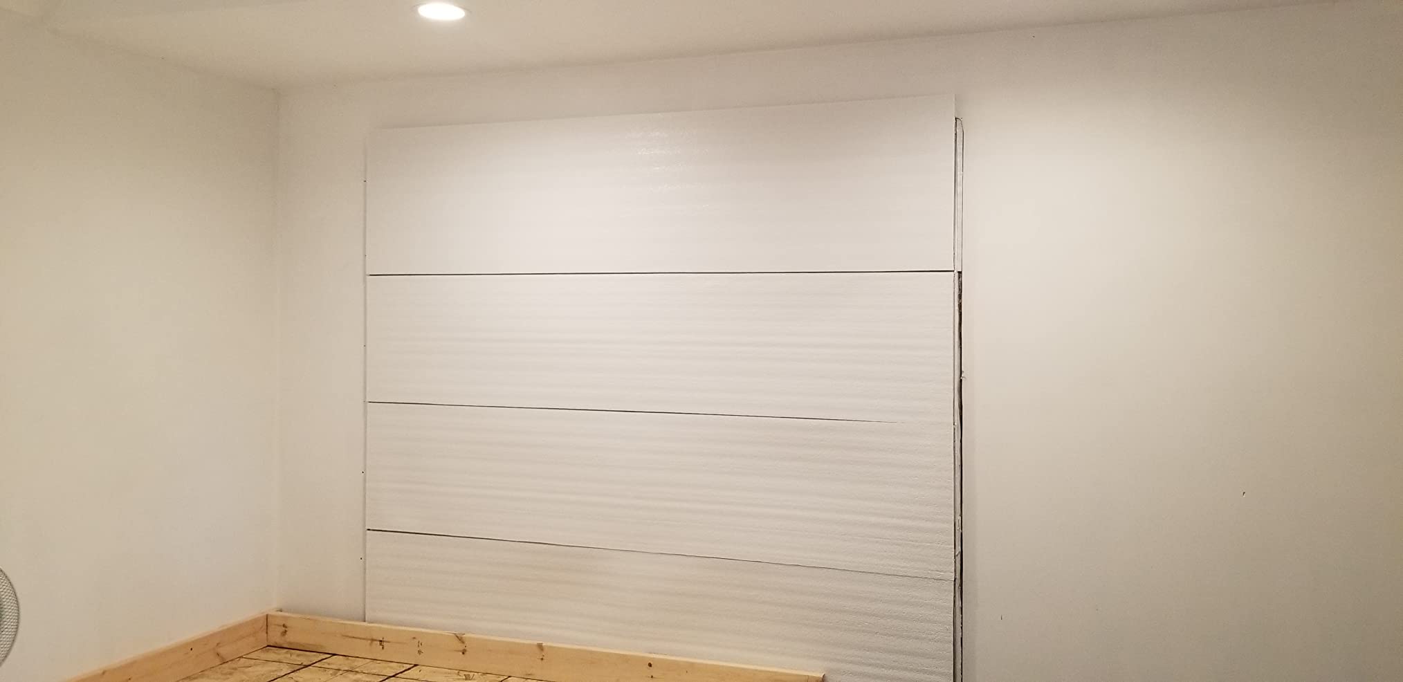 NASATECH White (Pre-cut 8 Panel) 1 Car Garage Door Insulation Foam Kit Energy Star Rated R8 Fits 8x7 8x8 9x7 9x8 customer photo 1