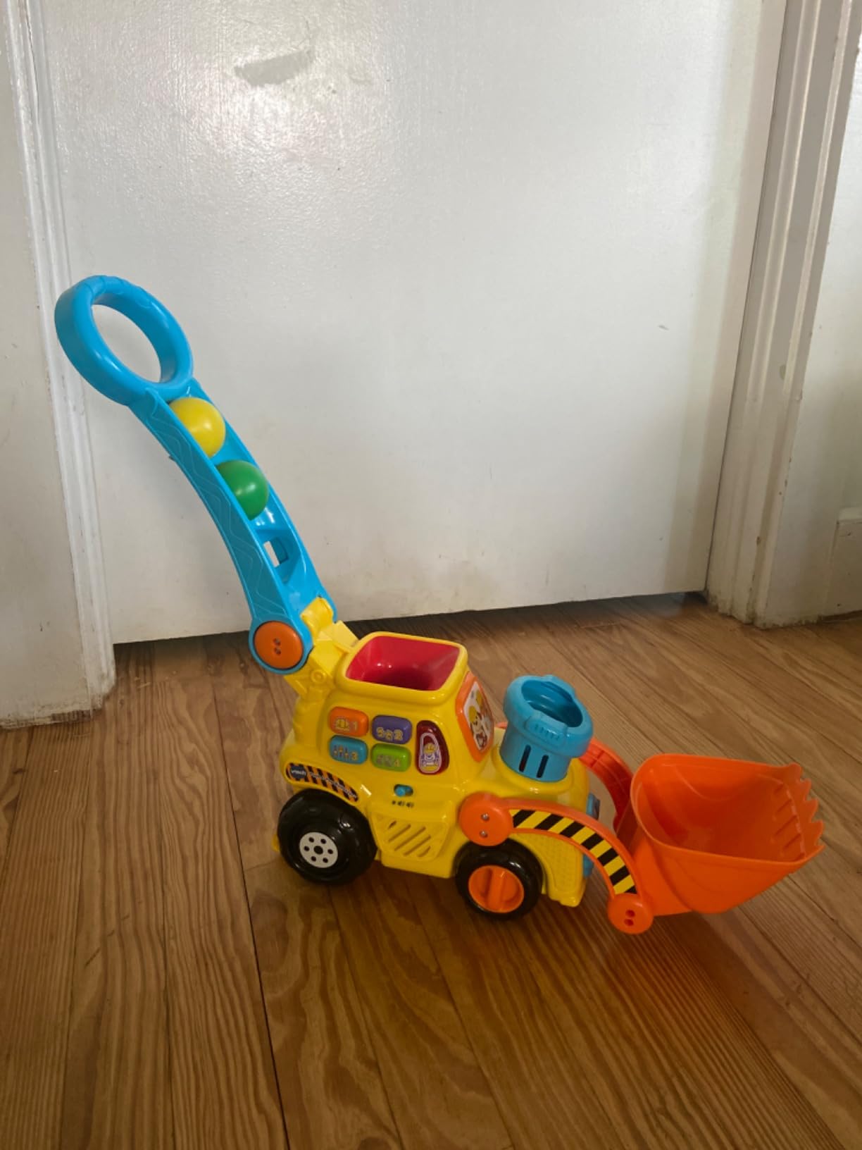 VTech Pop-a-Balls Push and Pop Bulldozer, Yellow customer photo 1