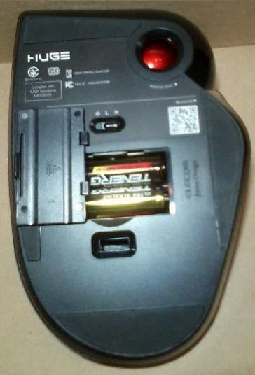 ELECOM Huge Trackball Mouse, 2.4GHz Wireless, Index Finger Control customer photo 1