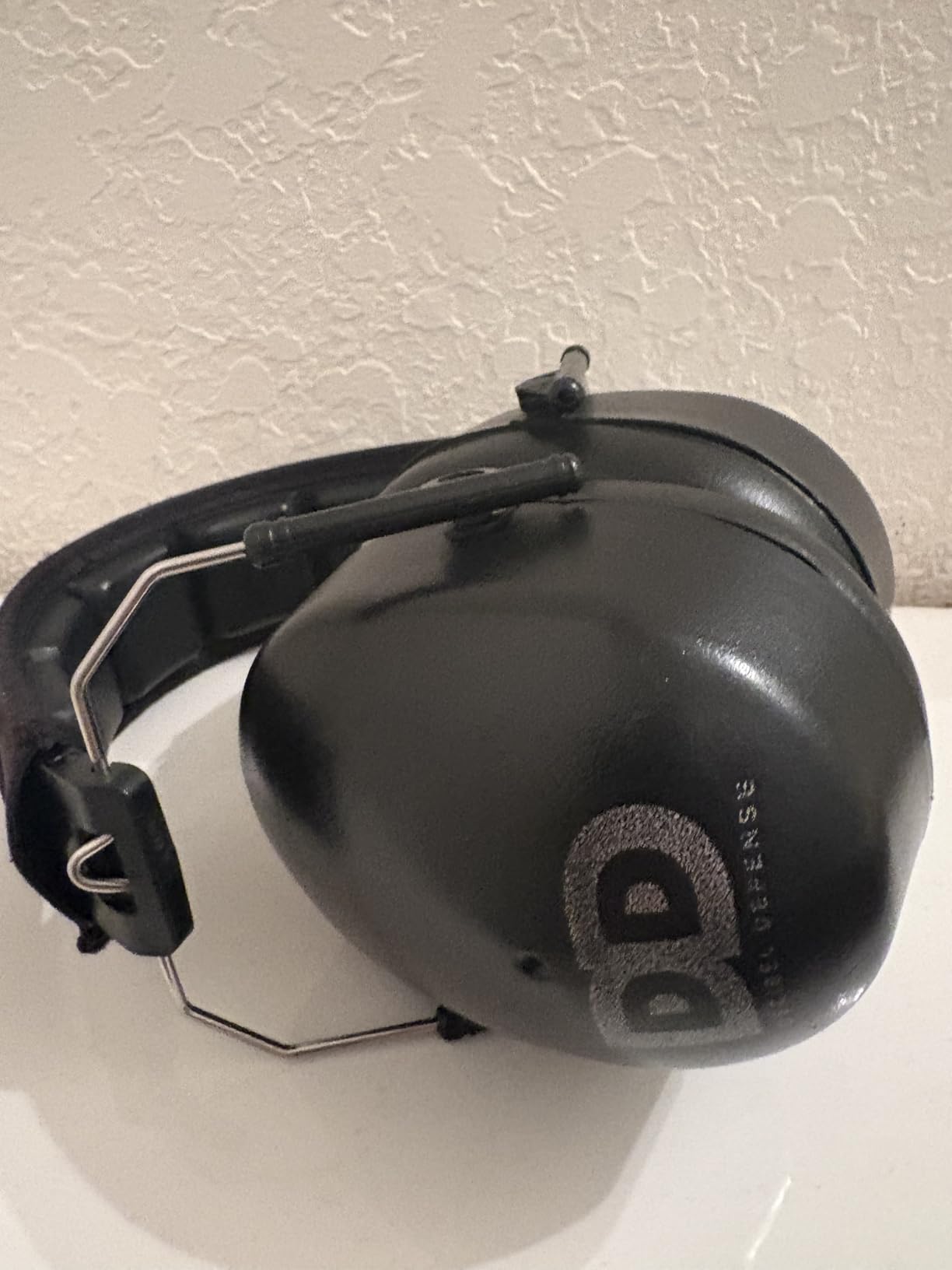 DECIBEL DEFENSE Ear Protection, 37 dB NRR Ear Muffs (HI-VIZ ORANGE) customer photo 2