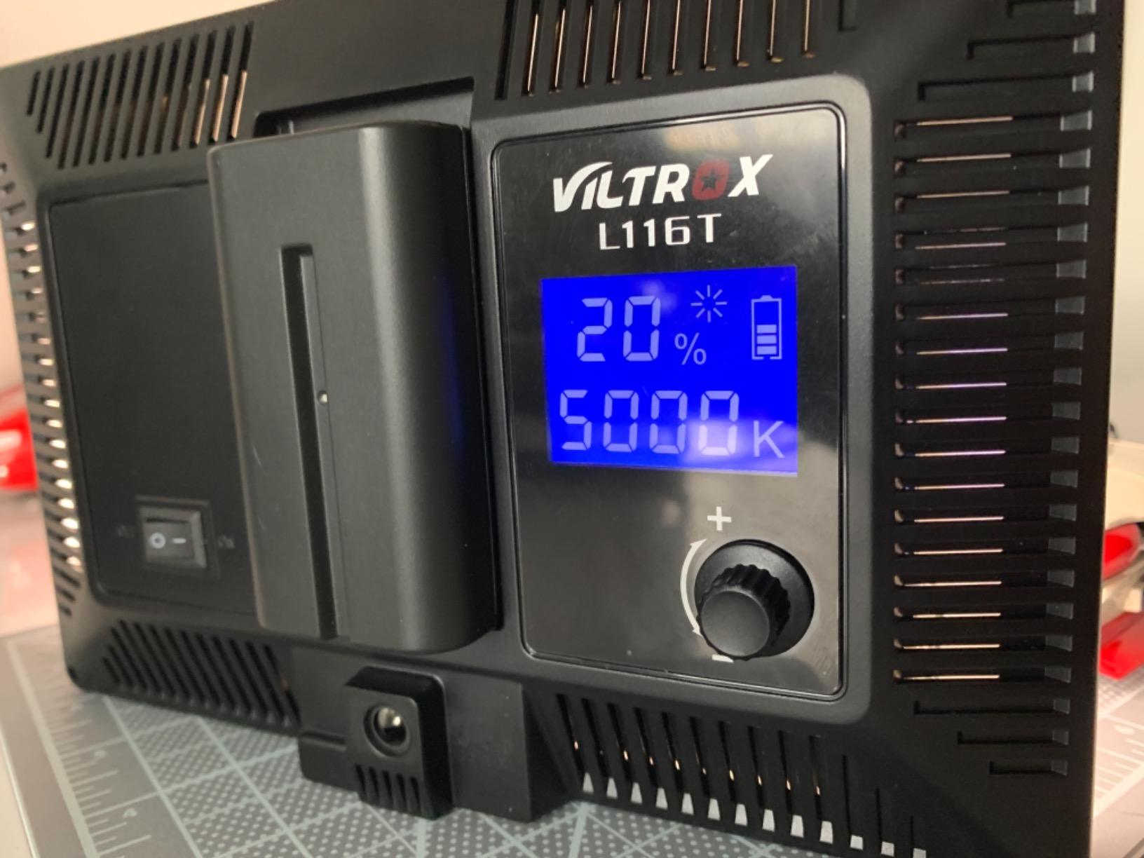 VILTROX 15W LED Video Light Panel, 3300K-5600K On Camera Light, Super Thin customer photo 2