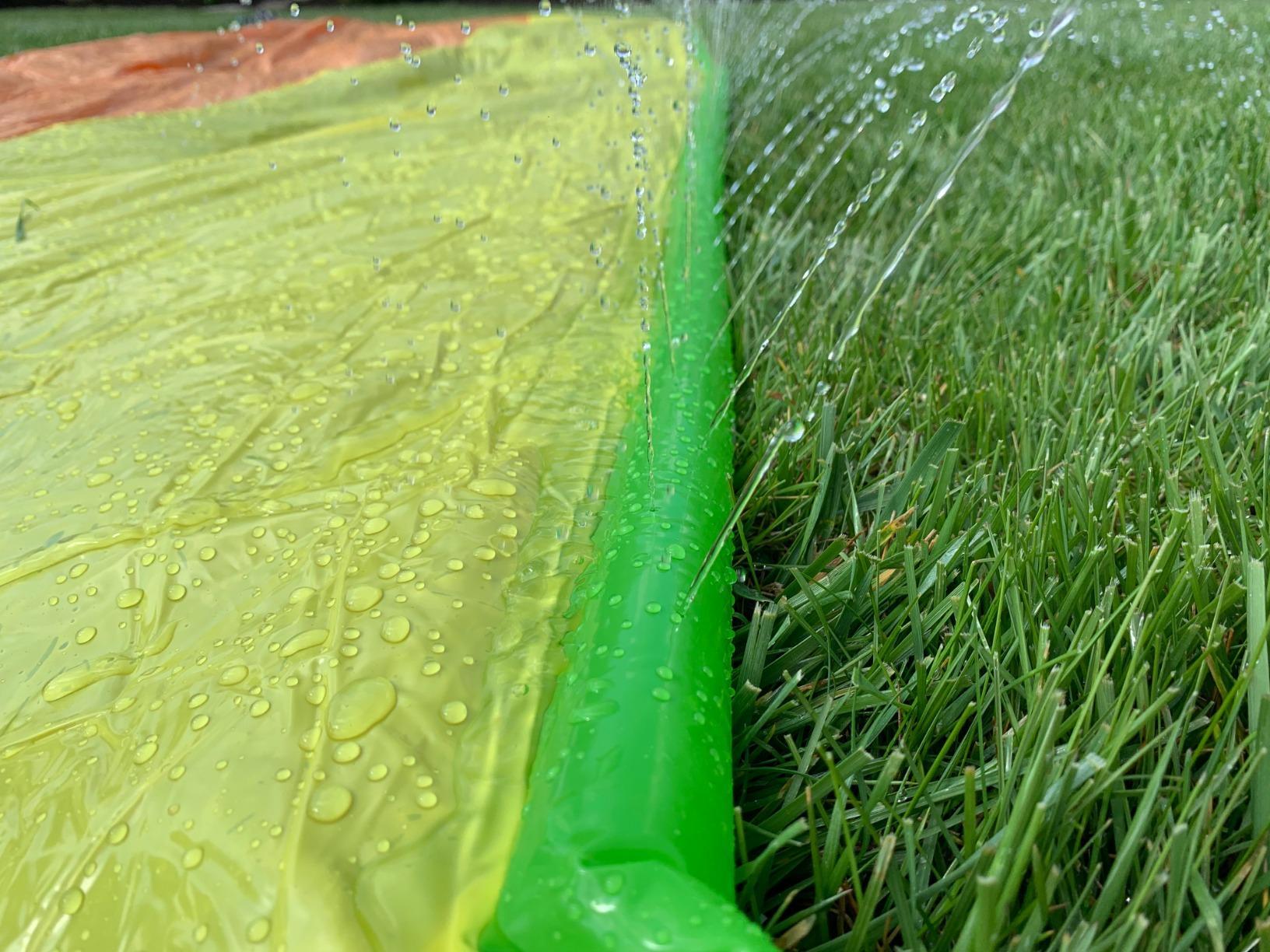 Wham-O Slip N Slide 16ft Double Lawn Water Slides with Sprinkler Lane & 2 Inflatable Boards, Super Slip Slides for Summer Backyard Outdoor Water Activities customer photo 2