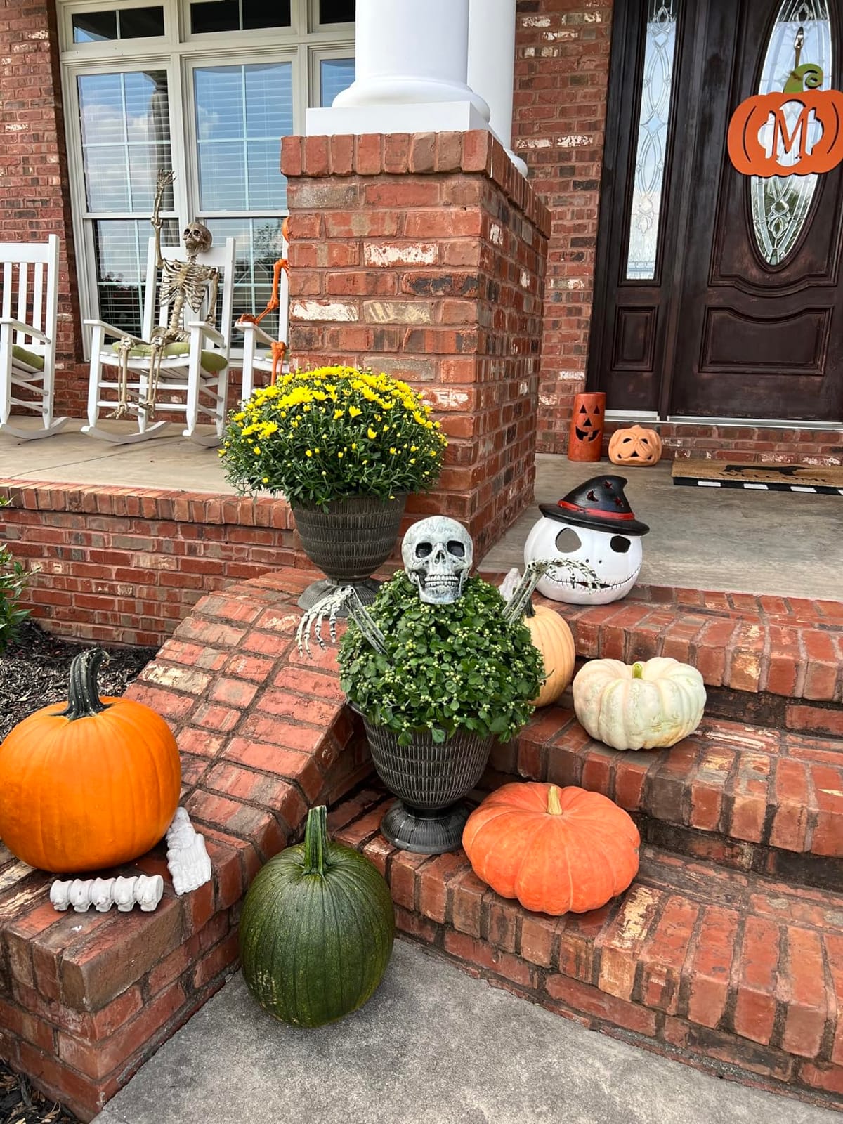 AISENO Realistic Skeleton Stakes Halloween Decorations for Lawn Stakes Garden Halloween Skeleton Decoration Outdoor customer photo 2