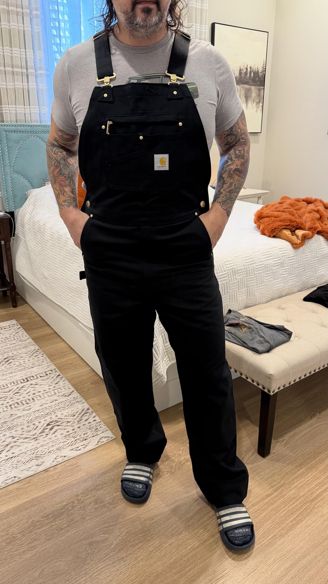 Carhartt R01 Duck Bib customer photo 1