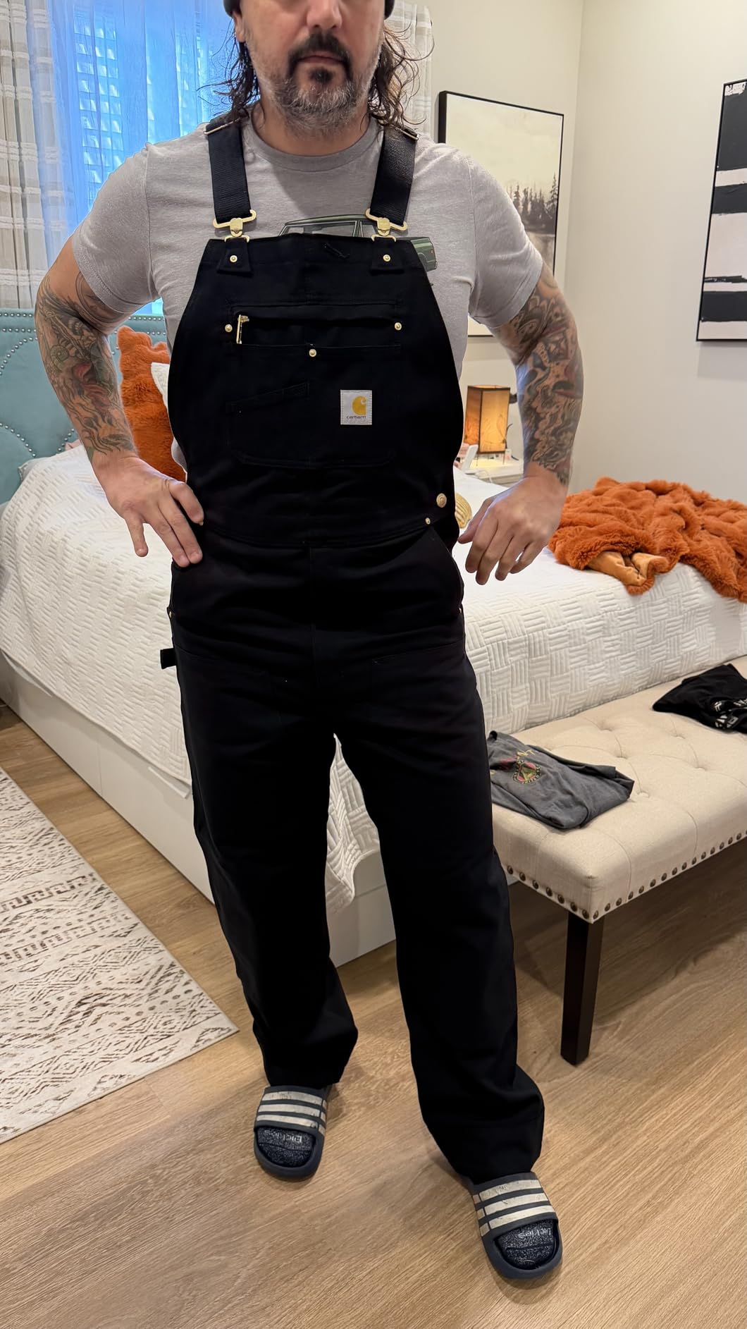 Carhartt R01 Duck Bib customer photo 2