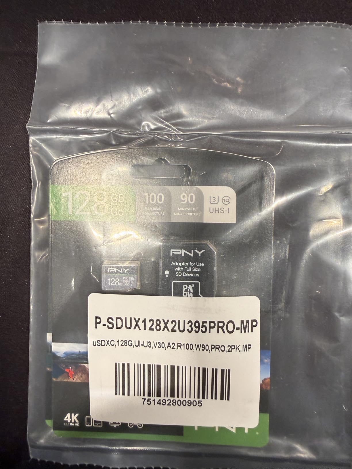PNY 512GB PRO Elite C10 U3 V30 A2 microSDXC Flash Memory Card, 4K UHD customer photo 1