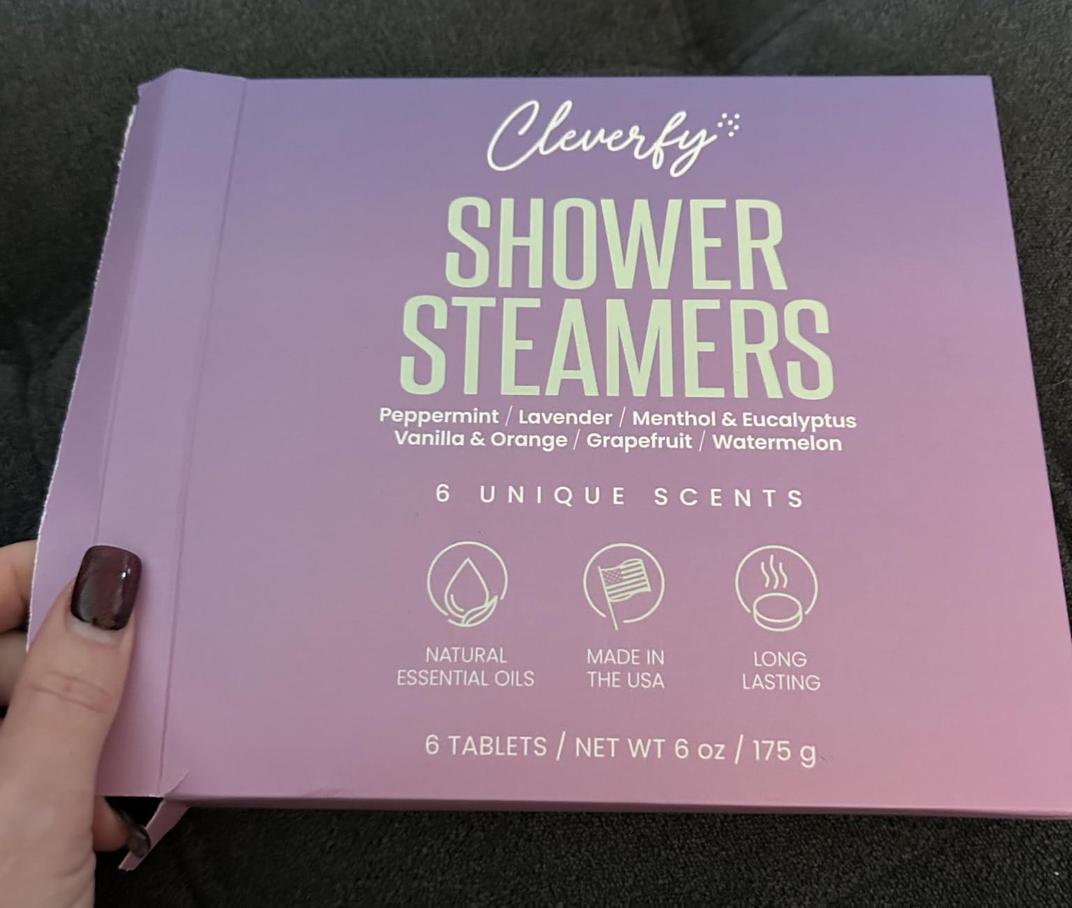Cleverfy Shower Steamers Aromatherapy Gifts for Women and Men, 6 Tablets customer photo 2