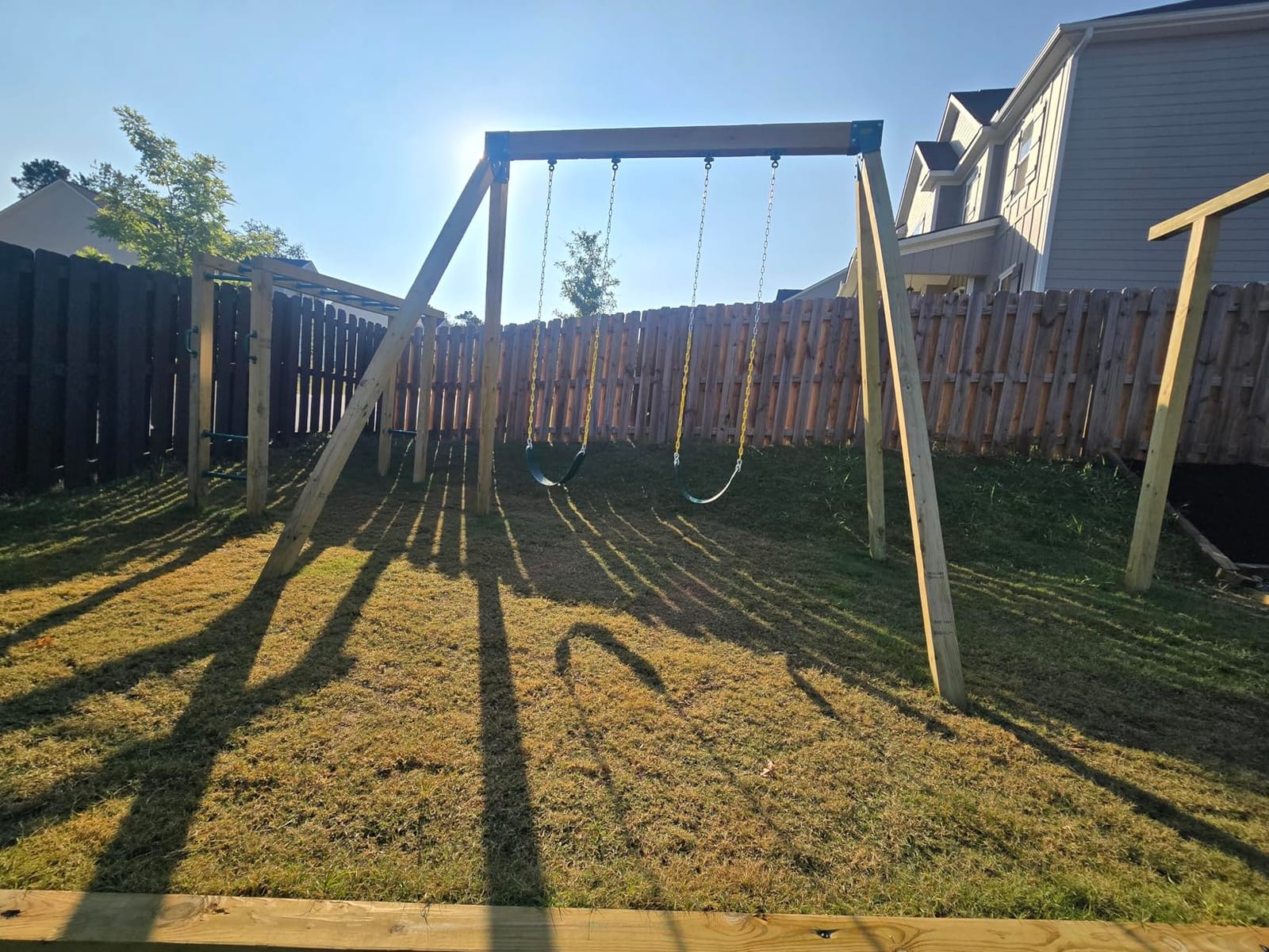 BETOOLL A-Frame 2 Brackets Swing Set Bracket with Mounting Hardware (Green) customer photo 2