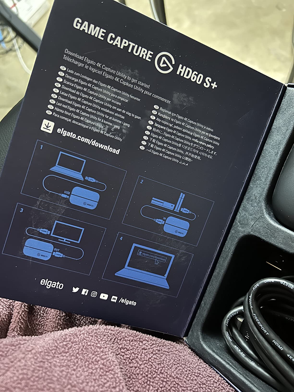 Elgato HD60 S+, External Capture Card, Stream and Record in 1080p60 HDR10 or 4K60 HDR10 with ultra-low latency on PS5, PS4/Pro, Xbox Series X/S, Xbox One X/S, in OBS and more, works with PC and Mac customer photo 1