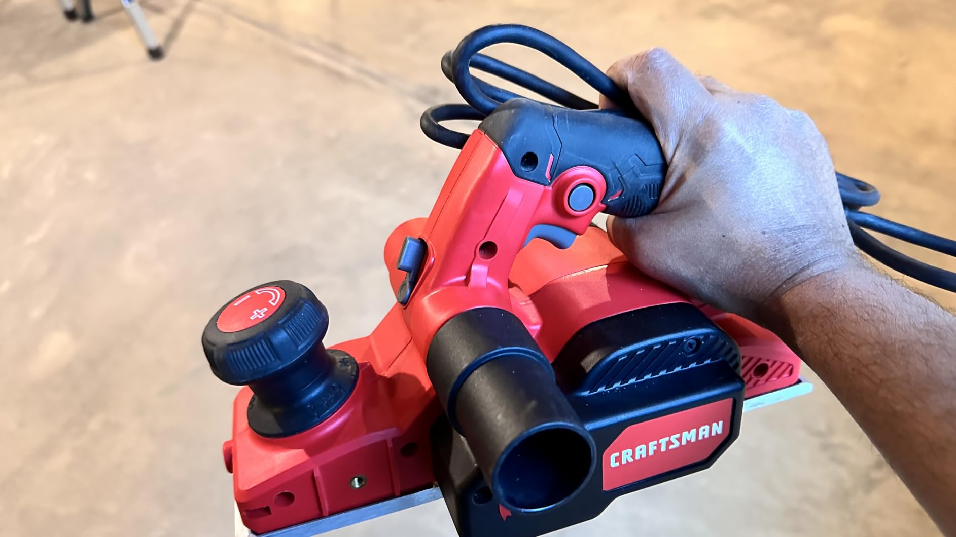 CRAFTSMAN Hand Planer, 6-Amp, 5/64-Inch (CMEW300) - Amazon Vine customer photo 1