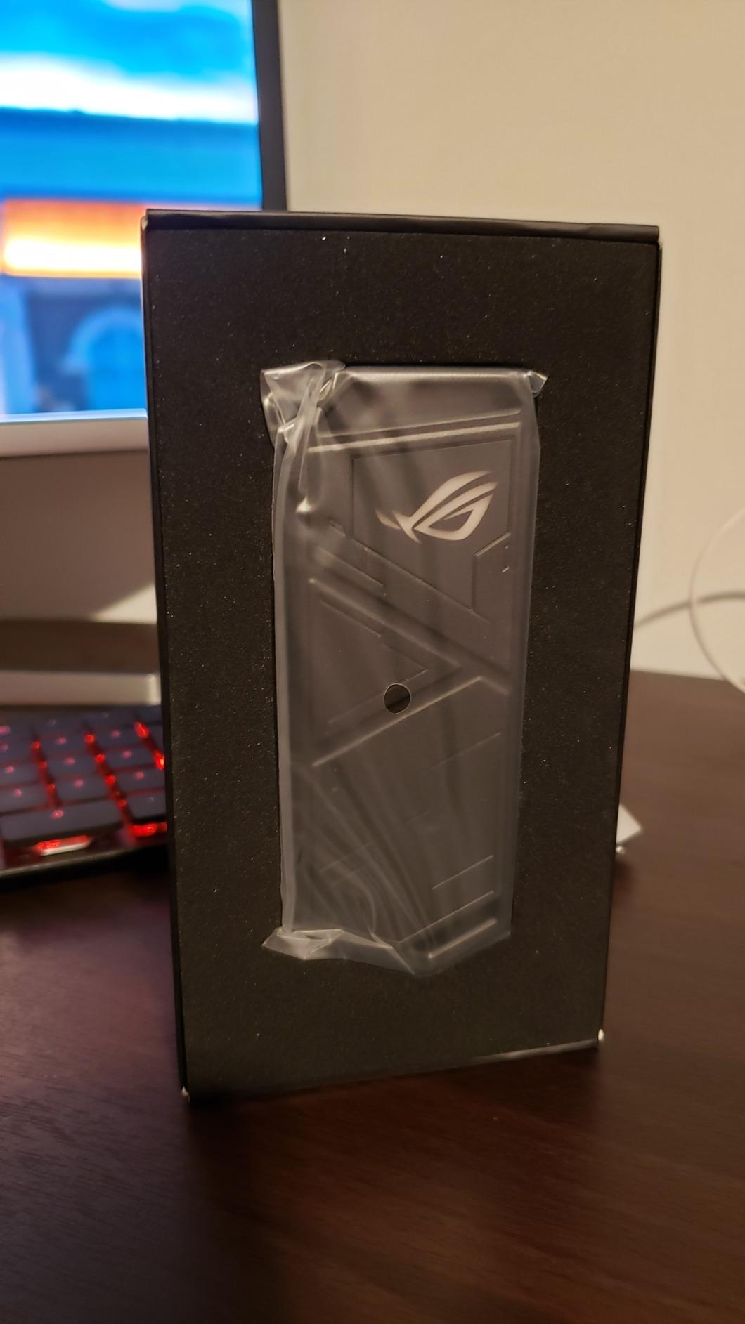 ASUS ROG Strix Arion Aluminum Alloy M.2 NVMe SSD Enclosure Case Adapter, USB 3.2 Gen 2 Type-C ,10 Gbps, USB-C to C and USB-C to A Cables, Fits PCIe 2280/2260/2242/2230 M Key/B+M Key, 1 Year Warranty customer photo 1