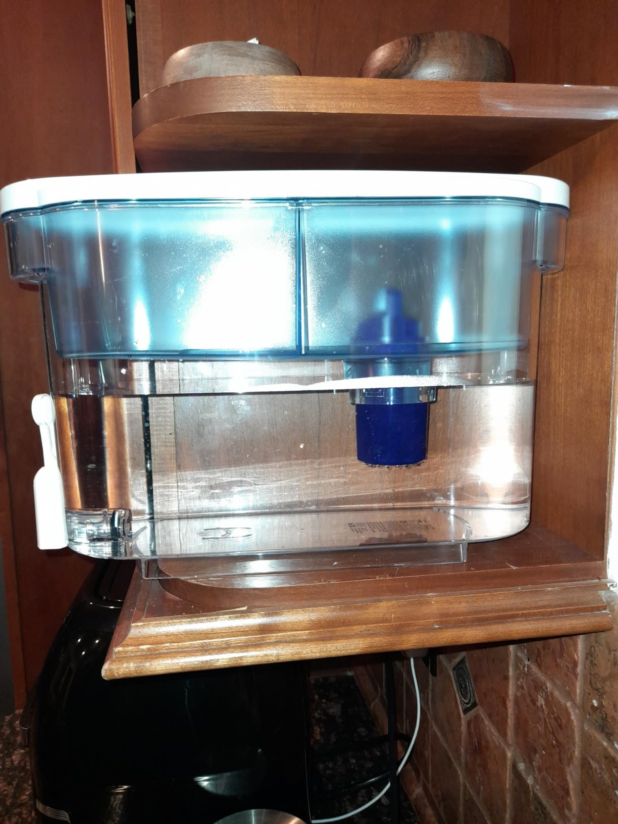 PUR 30-Cup Countertop Water Filter Dispenser for Fridge, White/Blue customer photo 1