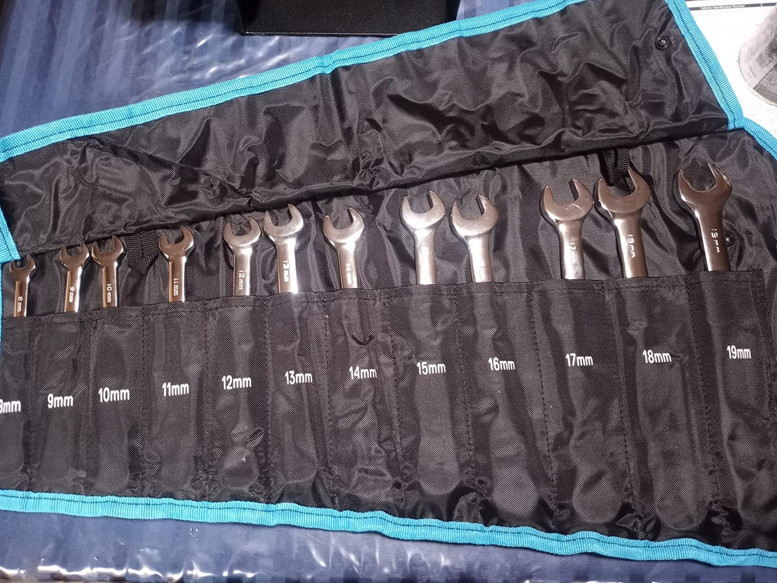 DURATECH Flex-Head Ratcheting Wrench Set, Metric, 12-piece, 8-19mm customer photo 1
